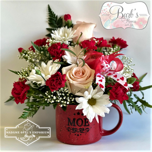 Barb's Flowers Joins Madame Opal in celebrating Valentine's Day