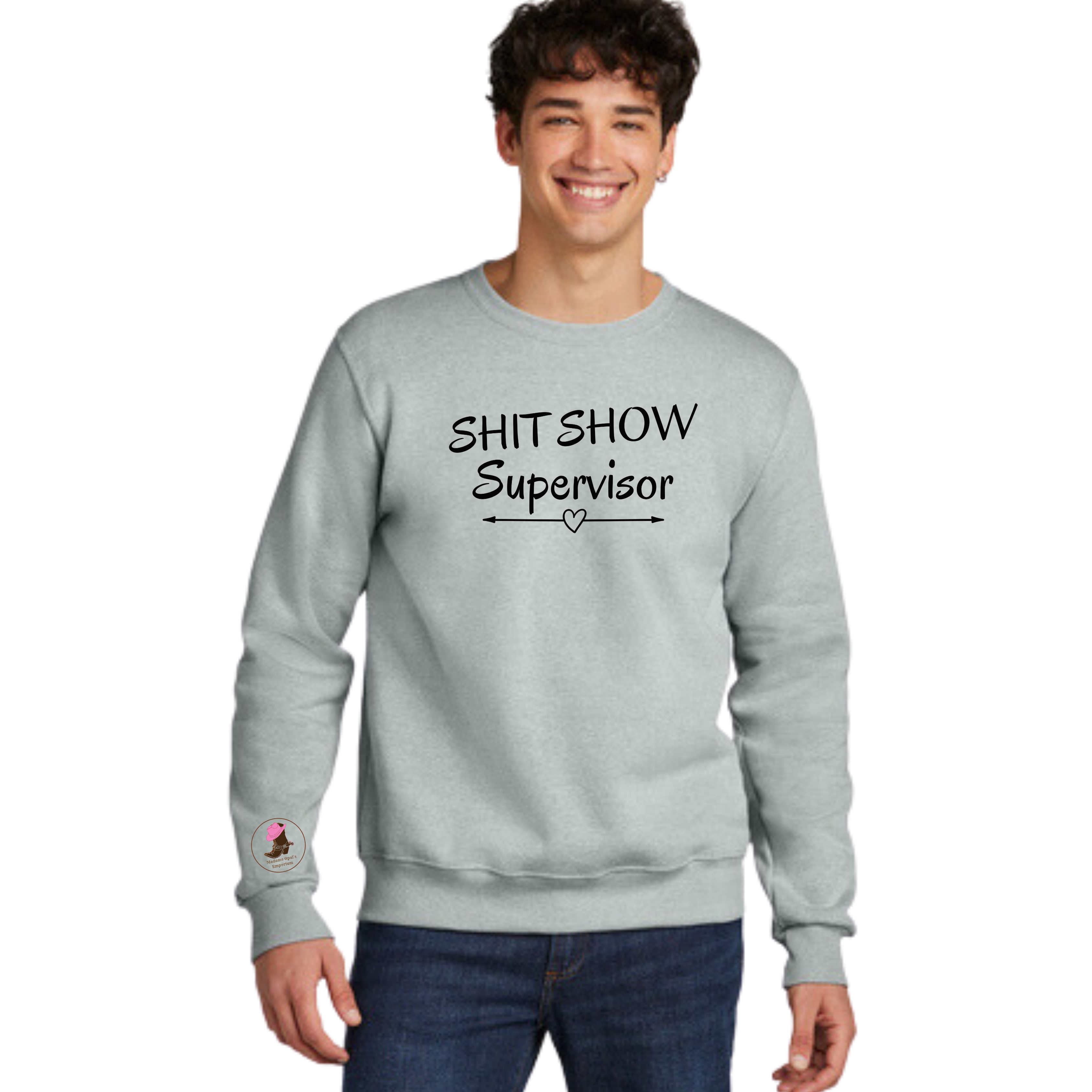 "Supervisor" Crewneck Sweatshirt