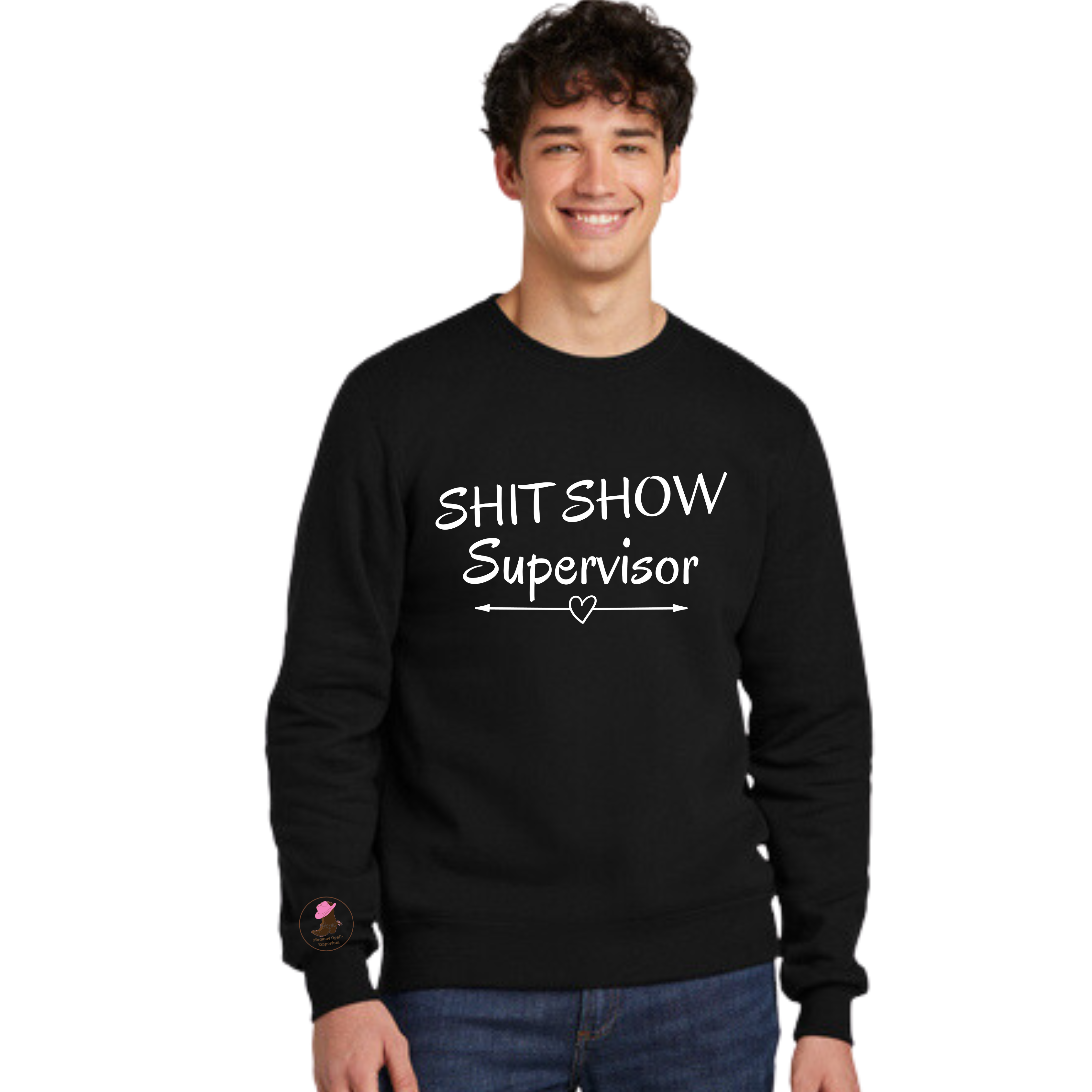 "Supervisor" Crewneck Sweatshirt