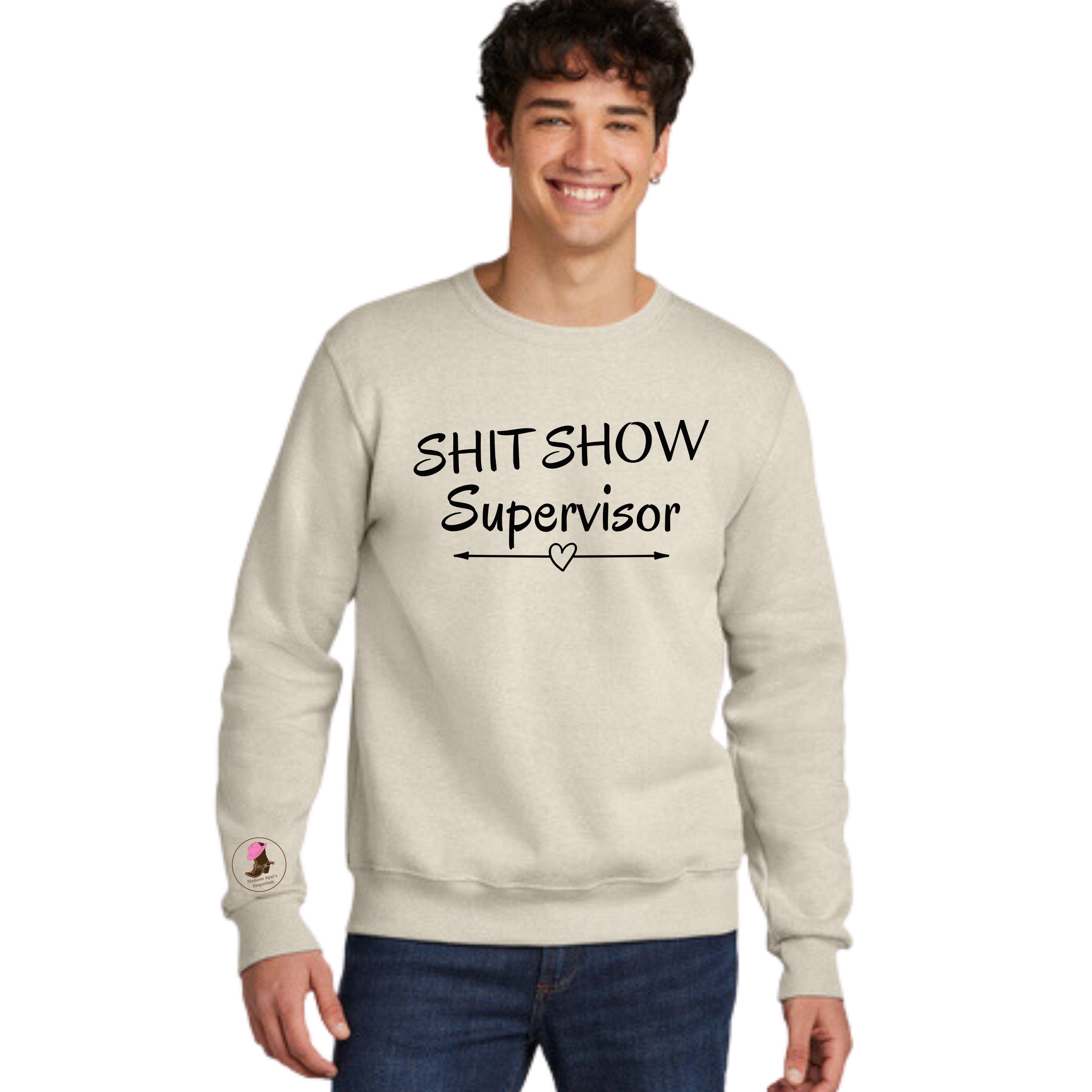 "Supervisor" Crewneck Sweatshirt