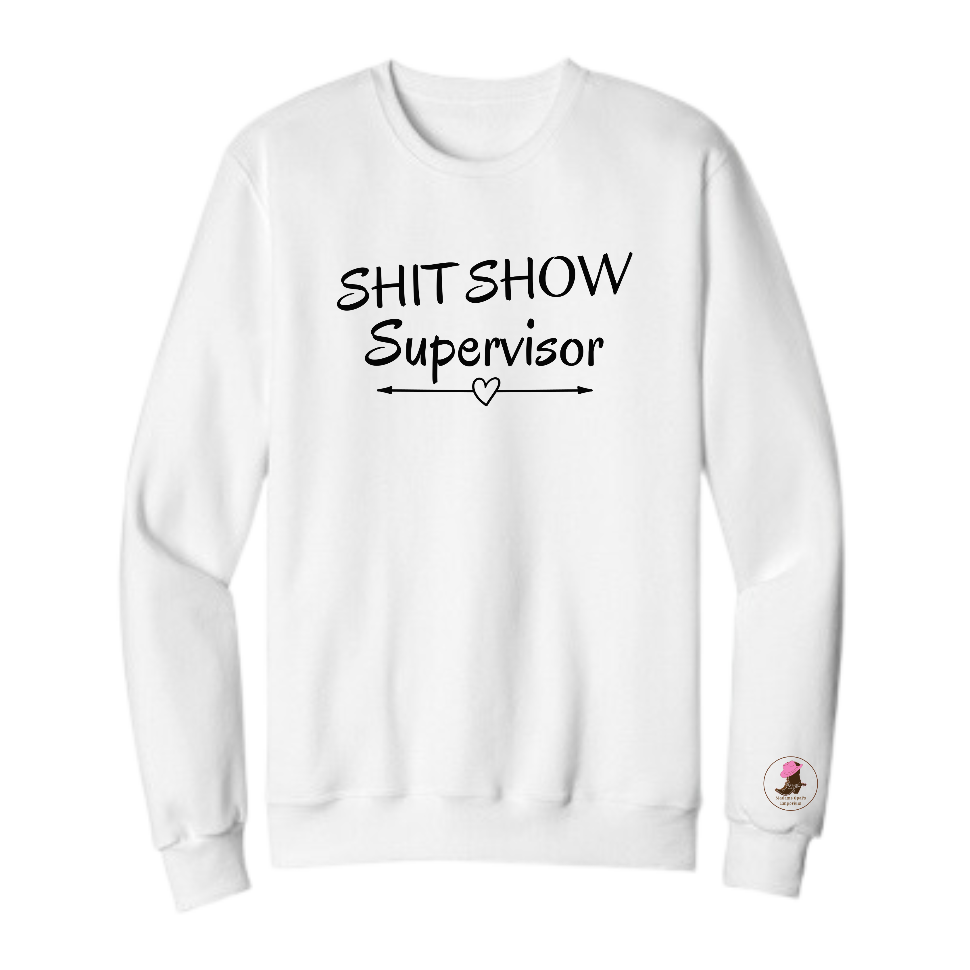 "Supervisor" Crewneck Sweatshirt