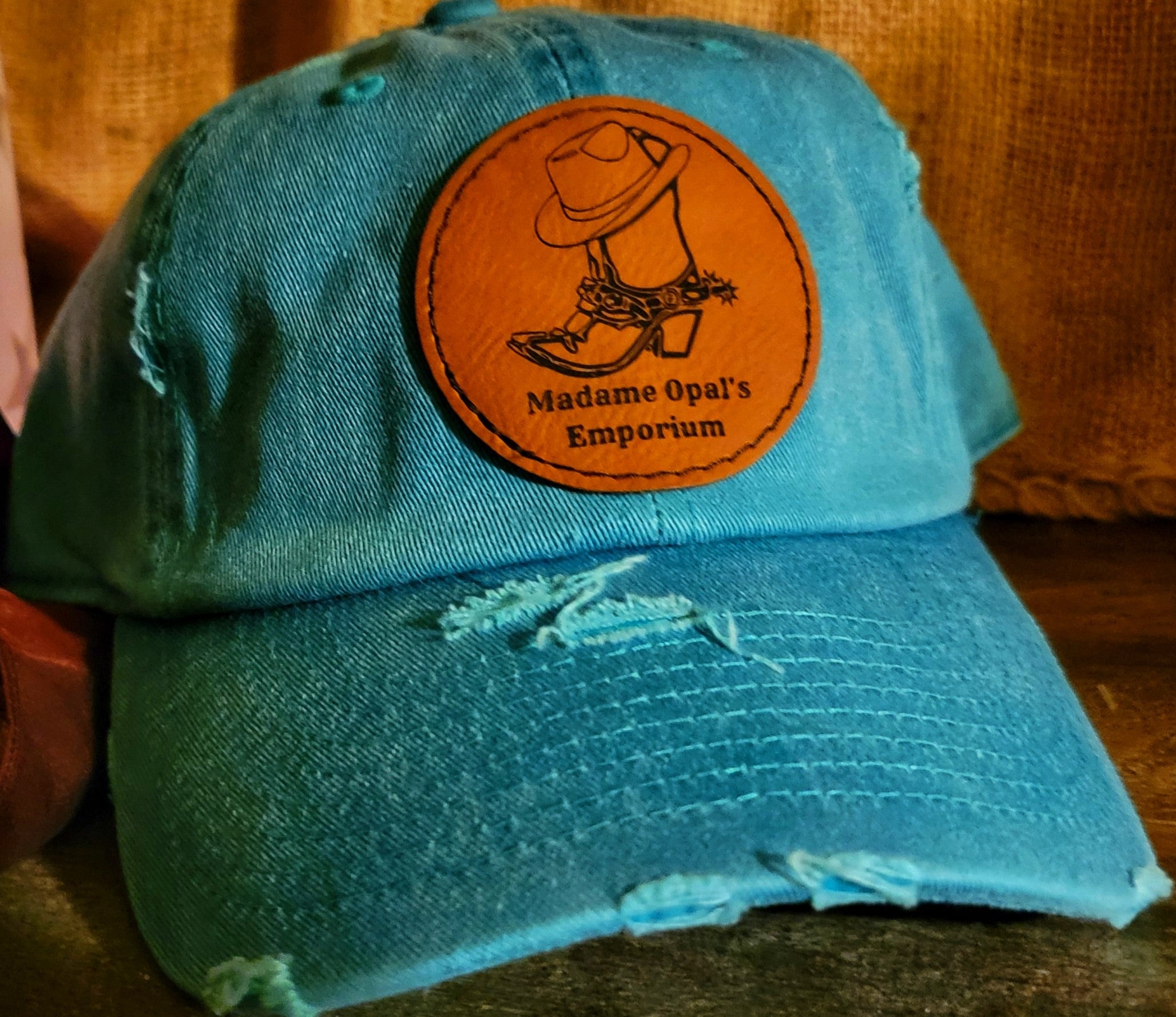 Madame Opal's Signature Logo Hat - Pigment Turquoise