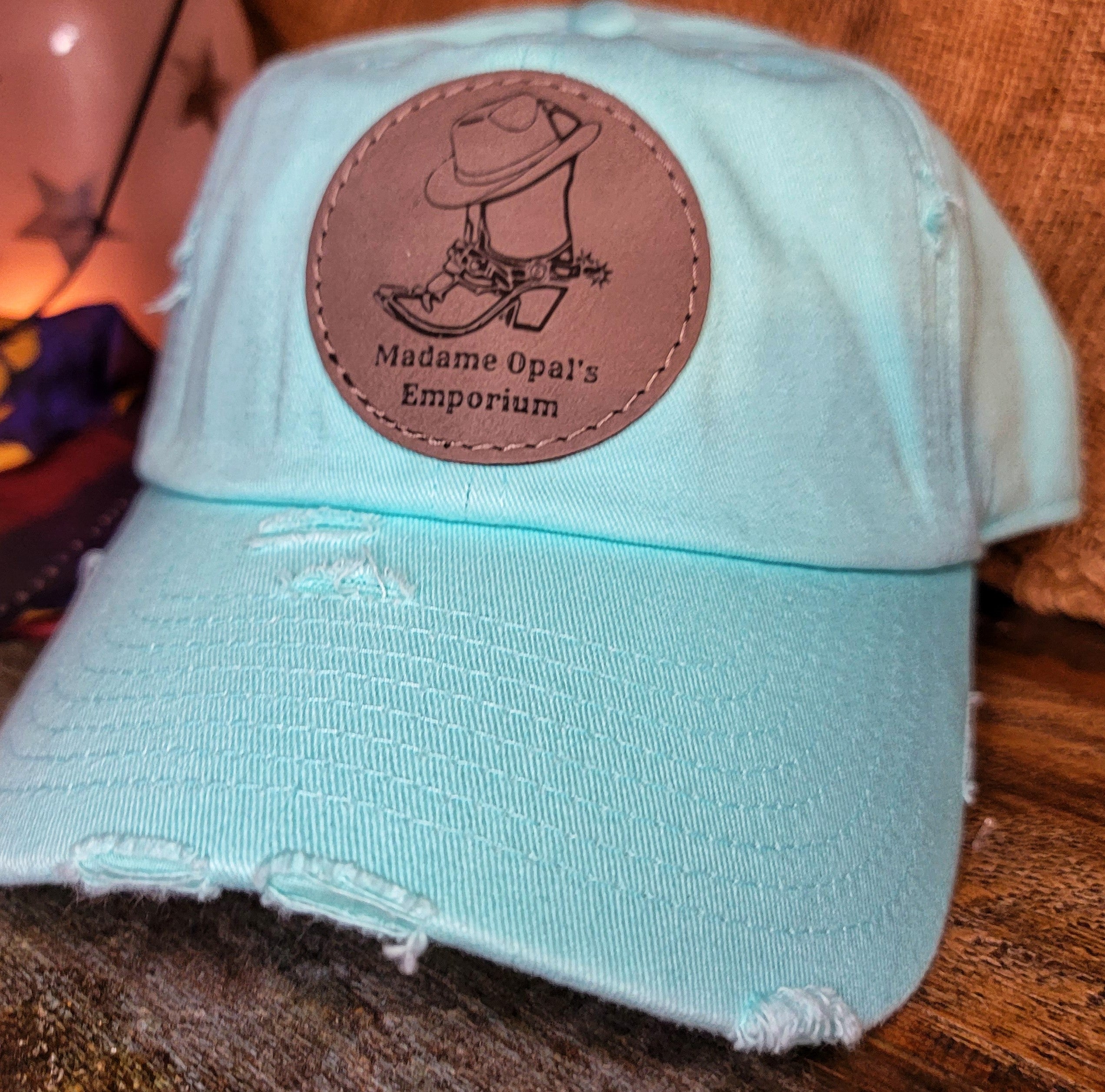 Madame Opal's Signature Logo Hat - Aqua