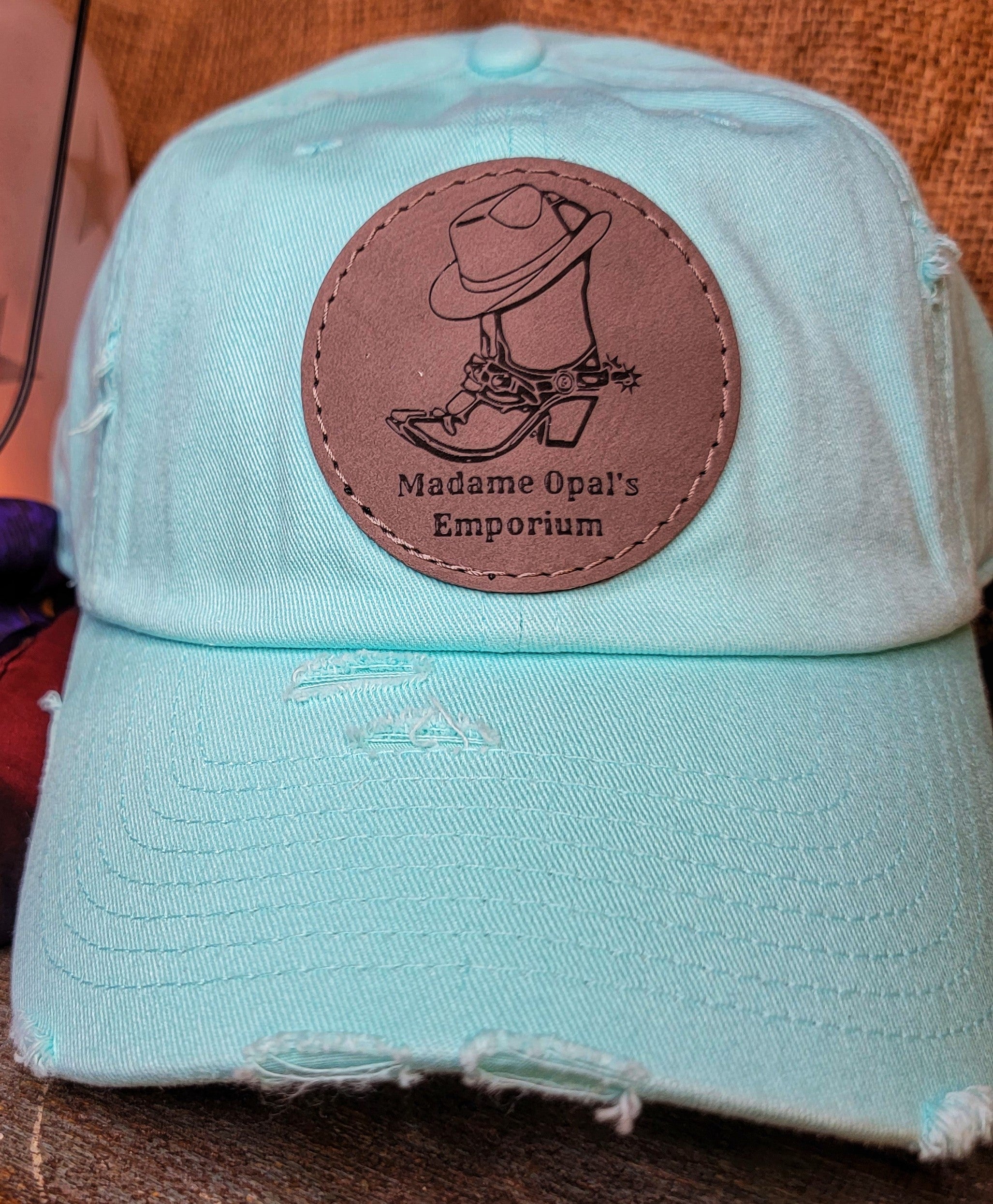 Madame Opal's Signature Logo Hat - Aqua