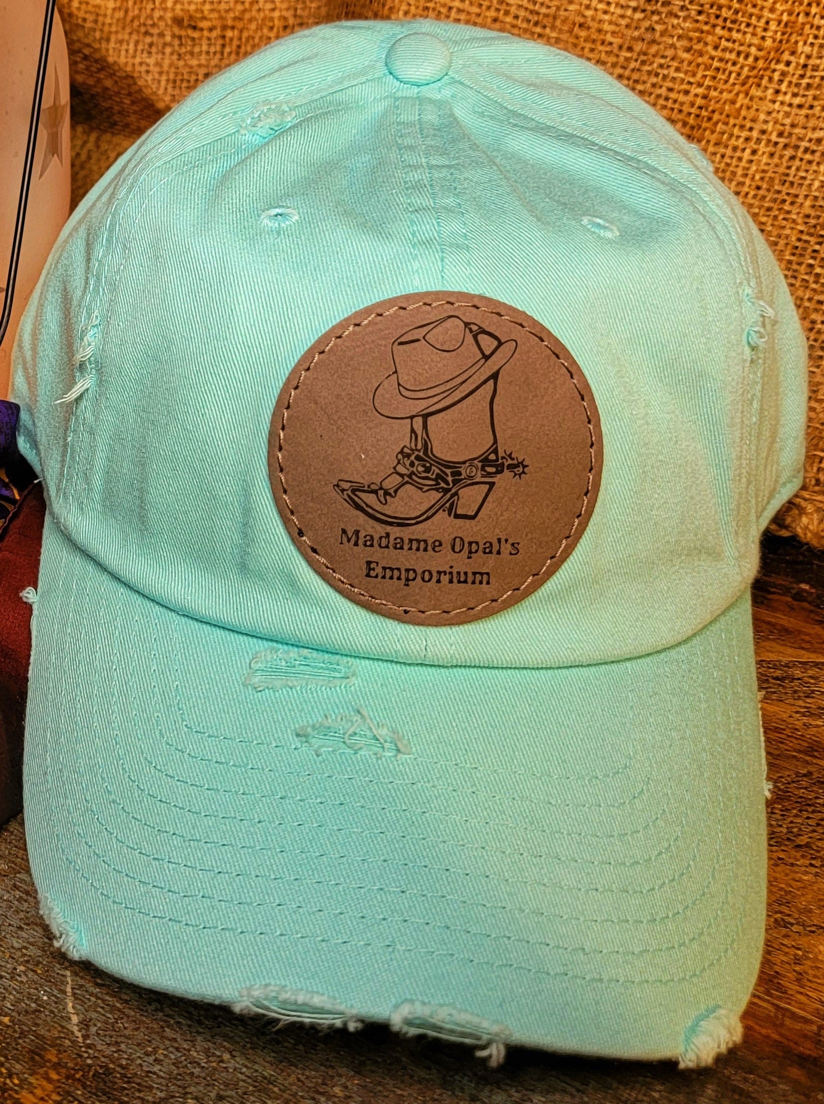 Madame Opal's Signature Logo Hat - Aqua