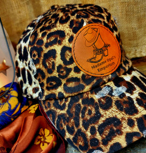 Madame Opal's Signature Logo Hat - Leopard Print