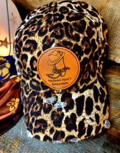 Madame Opal's Signature Logo Hat - Leopard Print