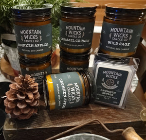 Mountain Wicks Soy Candles - DRUNKEN APPLES