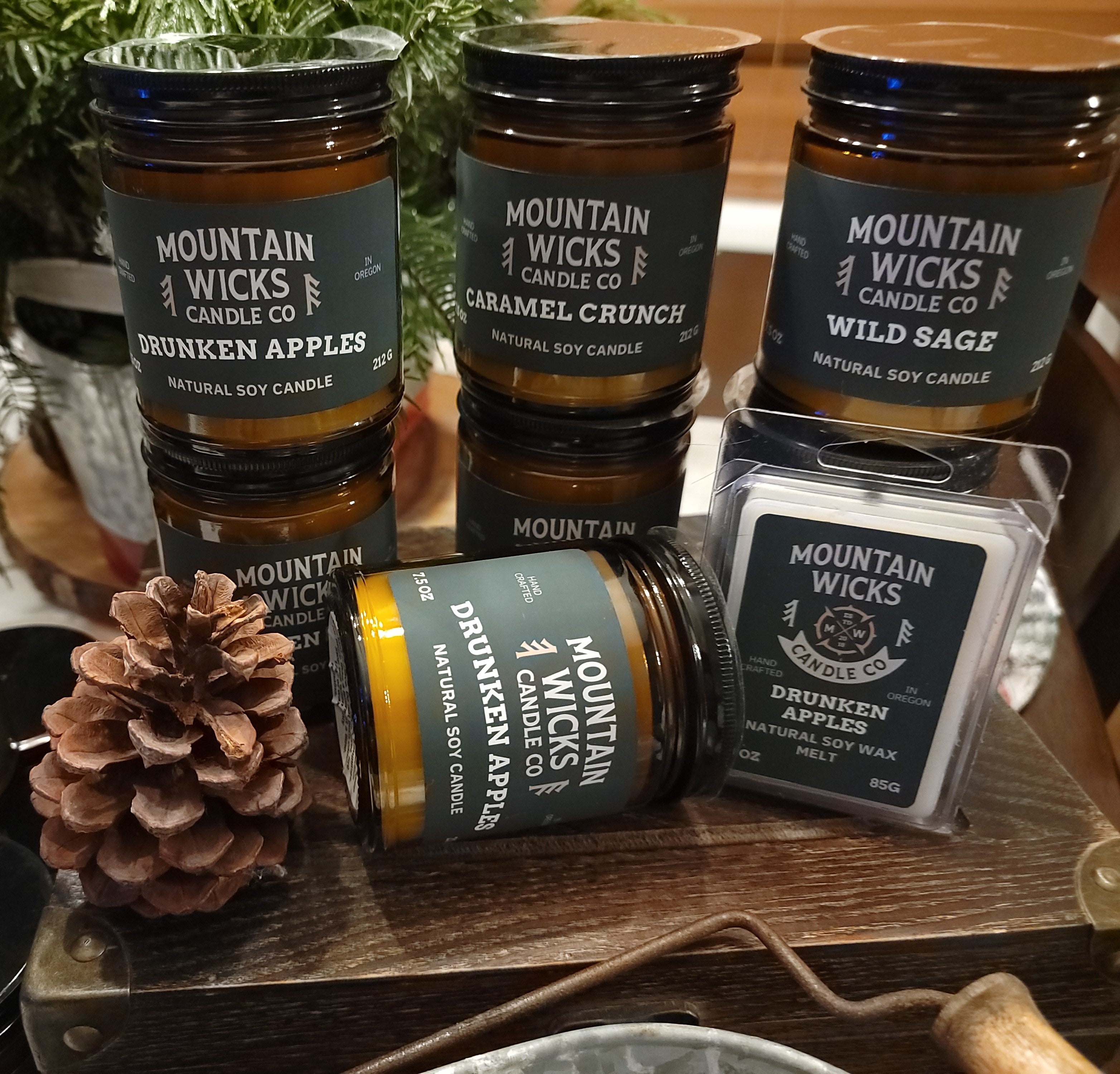 Mountain Wicks - Candle - CARAMEL CRUNCH