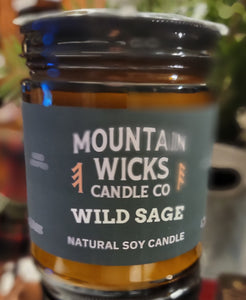 Mountain Wicks Soy Candles - WILD SAGE