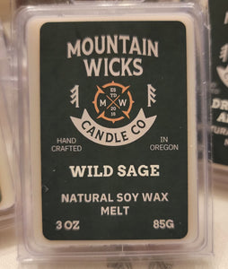 Mountain Wicks - SOY WAX MELTS - WILD SAGE