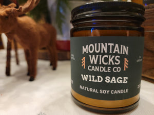 Mountain Wicks Soy Candles - WILD SAGE