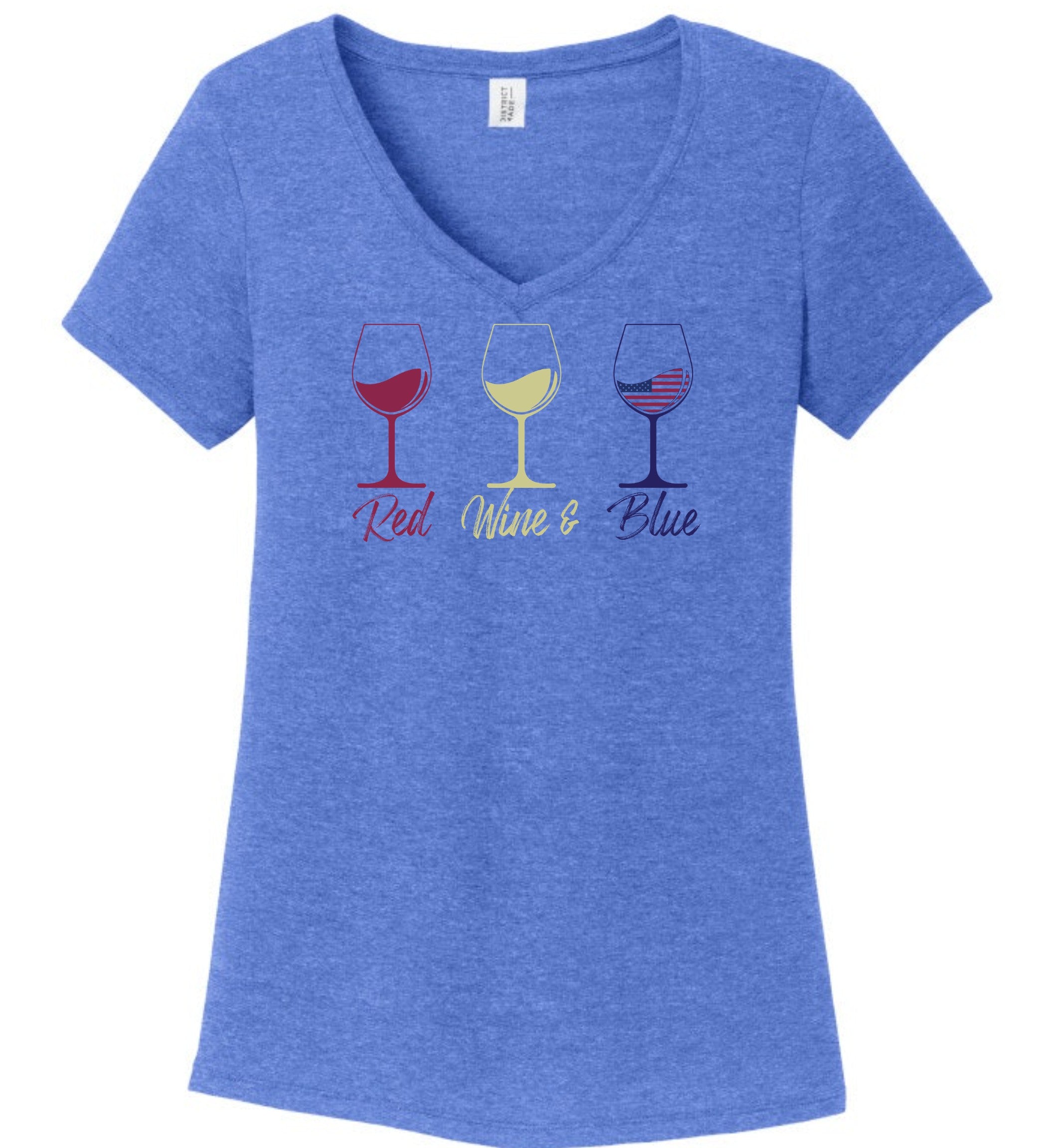 Red Wine & Blue - Women's T-Shirt