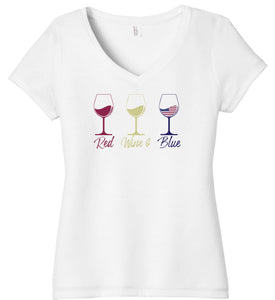 Red Wine & Blue - Women's T-Shirt