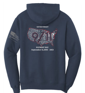 Never Forget 9/11- Unisex Hoodie