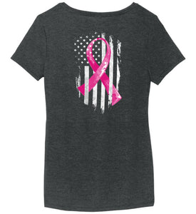 Breast Cancer Awareness Women's V-Neck T