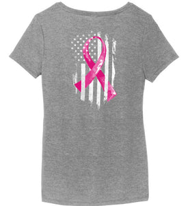 Breast Cancer Awareness Women's V-Neck T