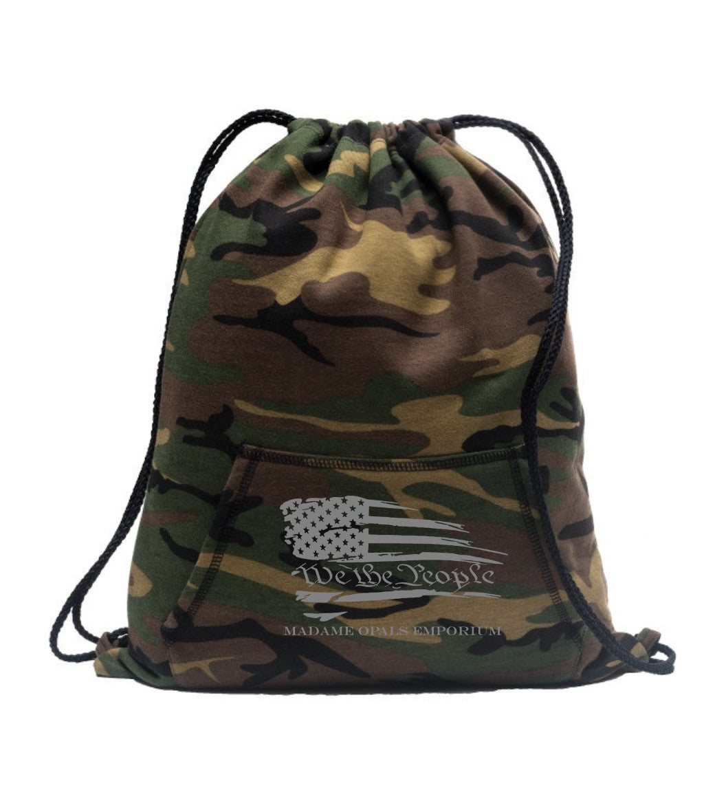 Sweatshirt drawstring outlet backpack