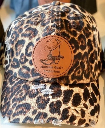 Madame Opal's Signature Logo Hat - Leopard Print