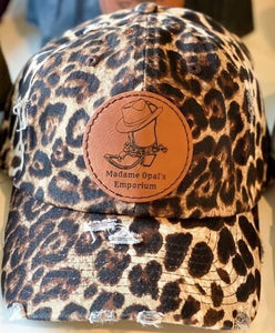 Madame Opal's Signature Logo Hat - Leopard Print