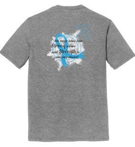 Strength is Your Only Choice - Prostate Cancer Awareness T-shirt