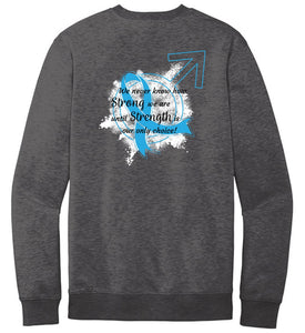 Strength is Your Only Choice - Prostate Cancer Awareness Sweatshirt