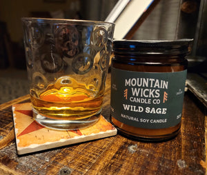 Mountain Wicks Soy Candles - WILD SAGE